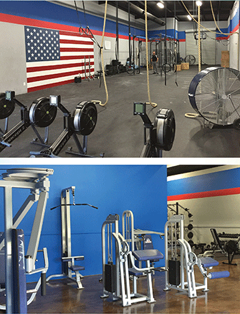 Feature Lease Gym with Flag