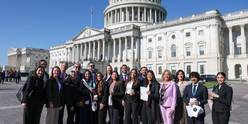 Capitol Hill Day 2026 attendees in front of the US Capitol