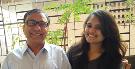 Khushboo Patel, PT, DPT and her father