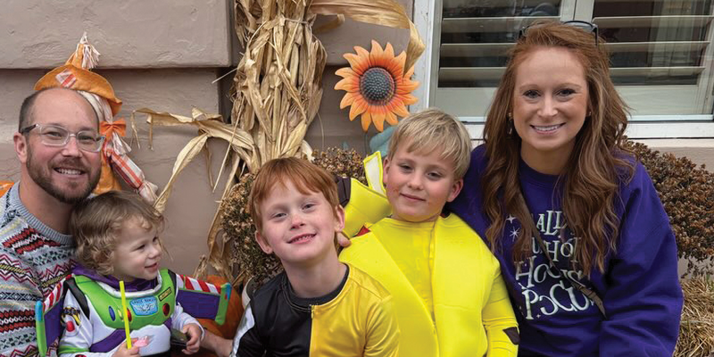 Kirby Mayer and his family