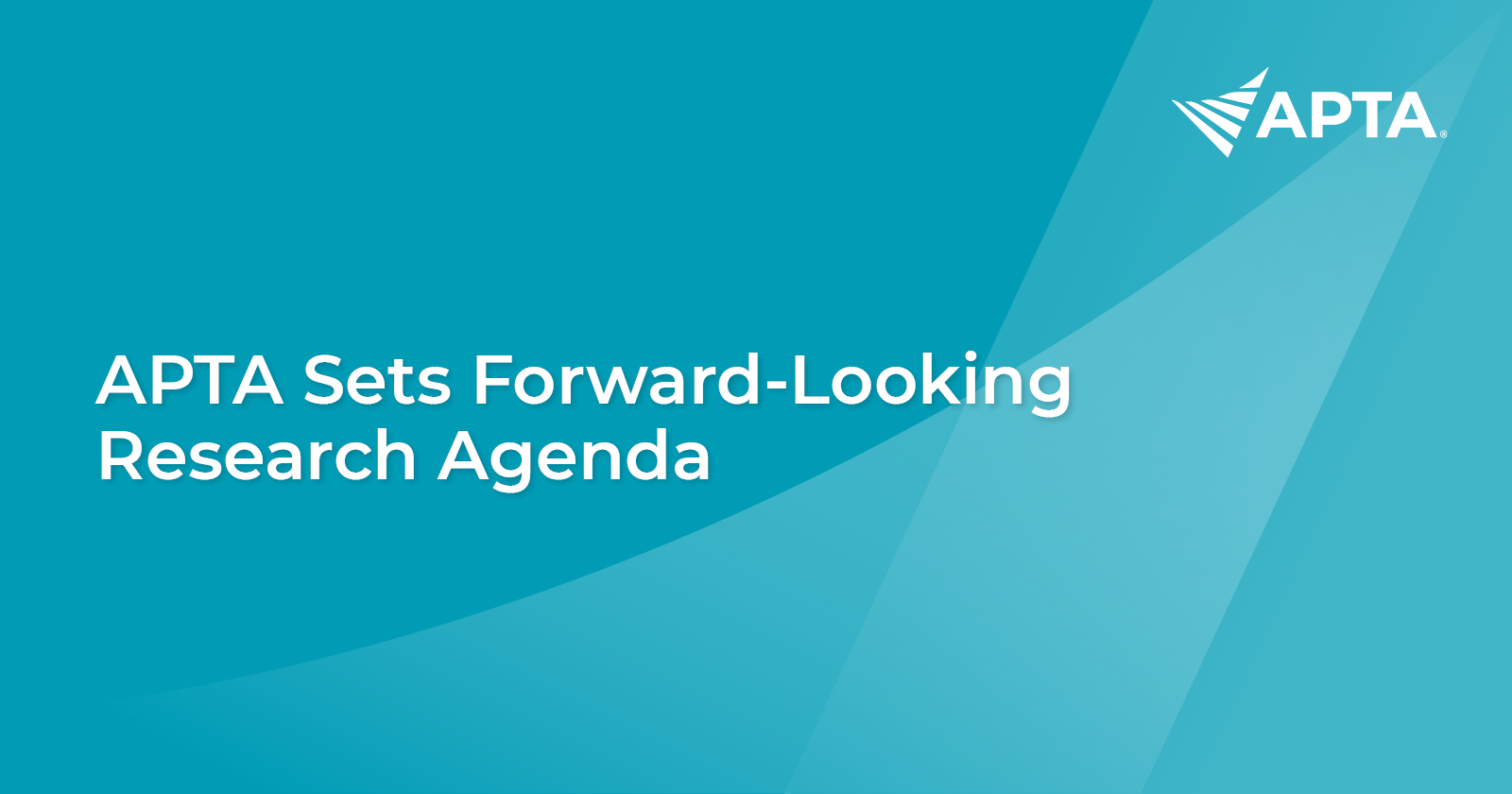 News | APTA Sets Forward-Looking Research Agenda | APTA