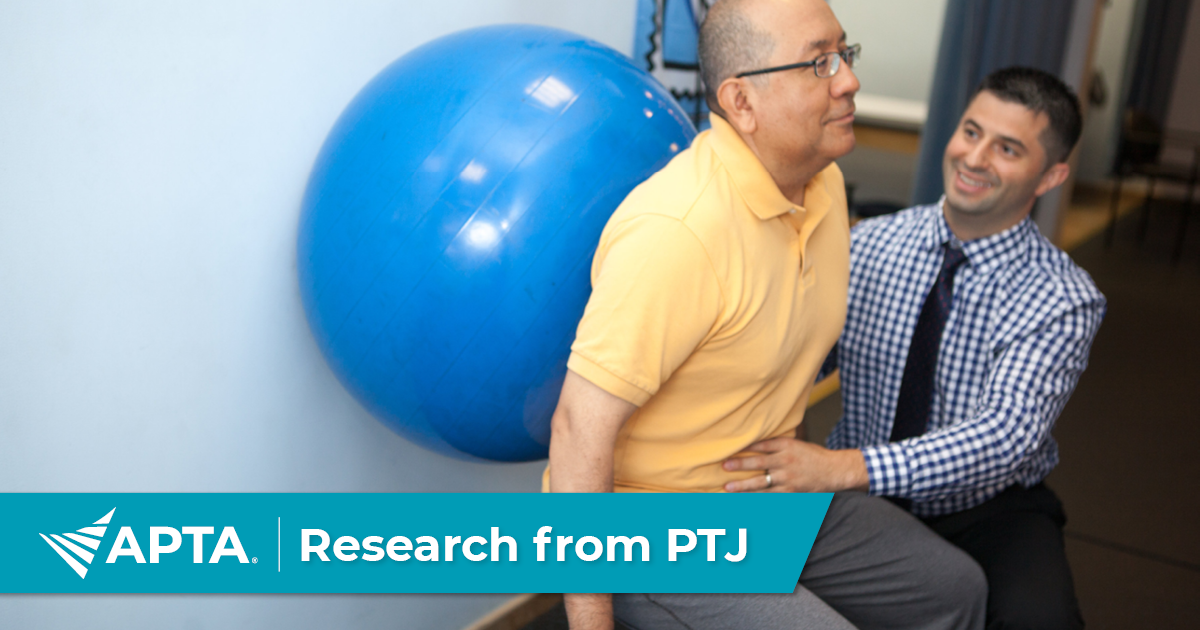 From PTJ: How to Implement PT Services for Men Undergoing Radical Prostatectomy